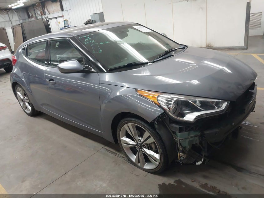 KMHTC6AD9HU317834 2017 Hyundai Veloster Value Edition auction photo 1