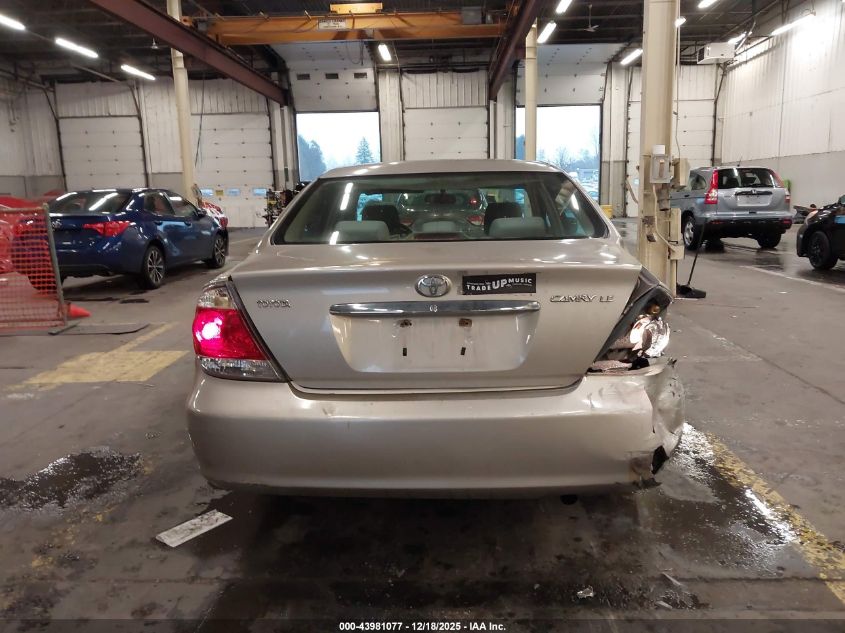 2005 Toyota Camry Le VIN: 4T1BE32K65U079339 Lot: 43981077
