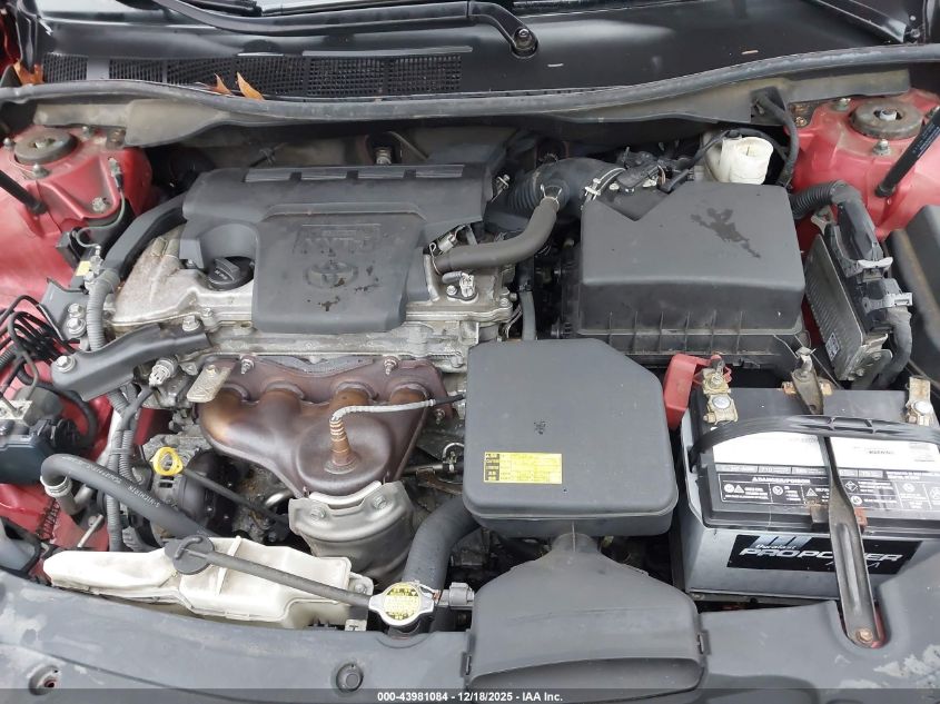 2012 Toyota Camry Se VIN: 4T1BF1FK6CU551435 Lot: 43981084