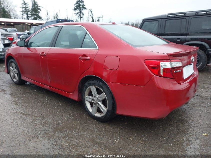 2012 Toyota Camry Se VIN: 4T1BF1FK6CU551435 Lot: 43981084