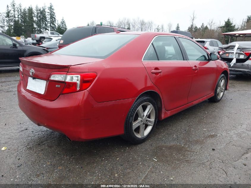 2012 Toyota Camry Se VIN: 4T1BF1FK6CU551435 Lot: 43981084