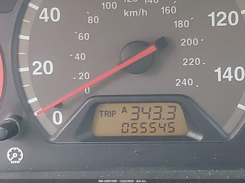 2001 Honda Accord 2.3 Ex VIN: 1HGCG32531A034224 Lot: 43981096