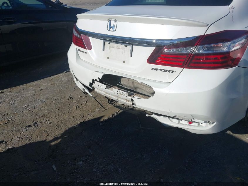 2016 Honda Accord Sport VIN: 1HGCR2F51GA213613 Lot: 43981100