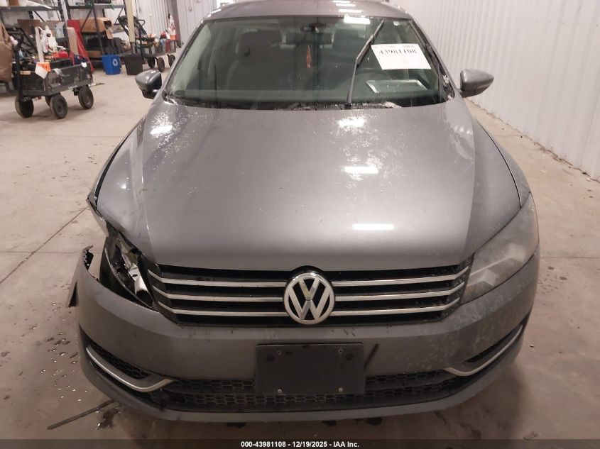 2012 Volkswagen Passat 2.5L Se VIN: 1VWBP7A3XCC048269 Lot: 43981108