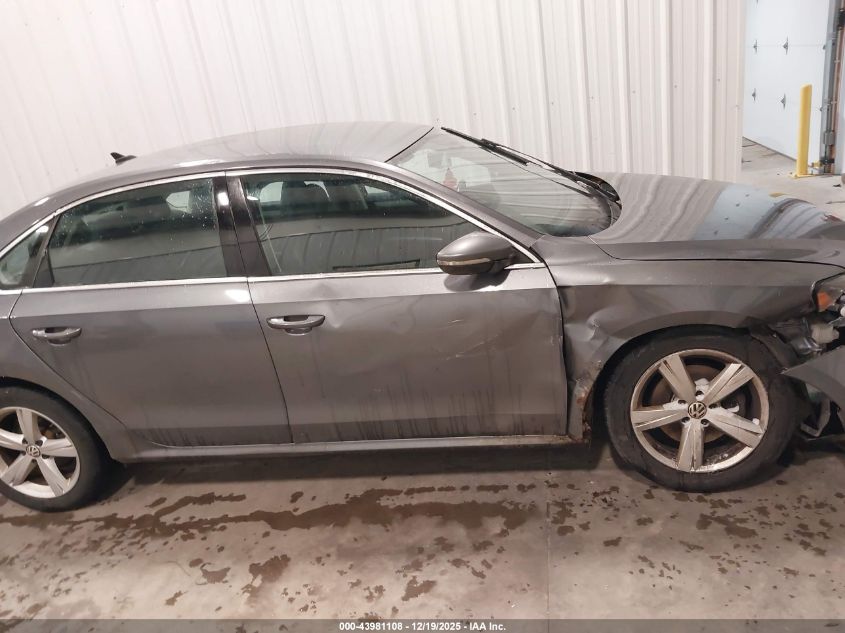 2012 Volkswagen Passat 2.5L Se VIN: 1VWBP7A3XCC048269 Lot: 43981108