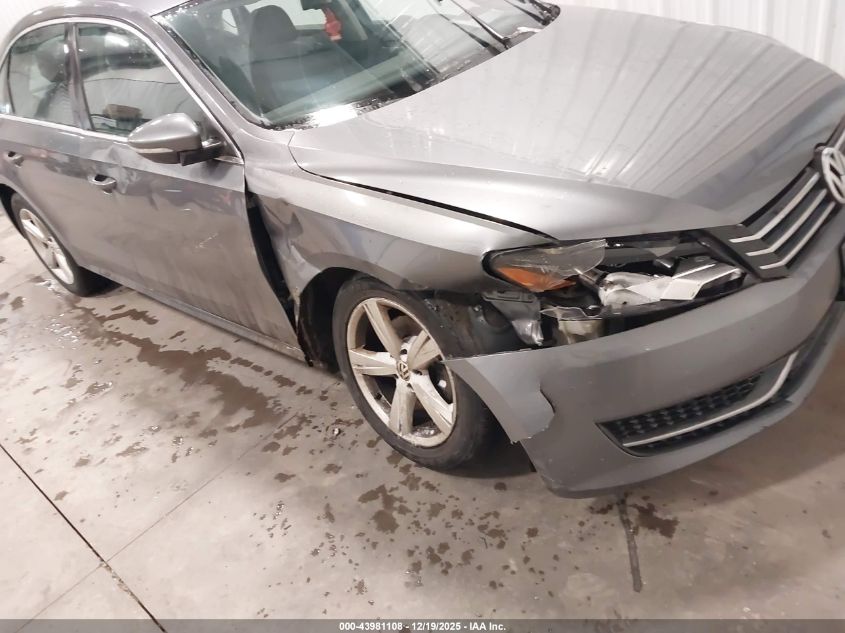 2012 Volkswagen Passat 2.5L Se VIN: 1VWBP7A3XCC048269 Lot: 43981108