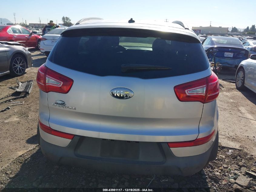 2013 Kia Sportage Lx VIN: KNDPB3A20D7452375 Lot: 43981117