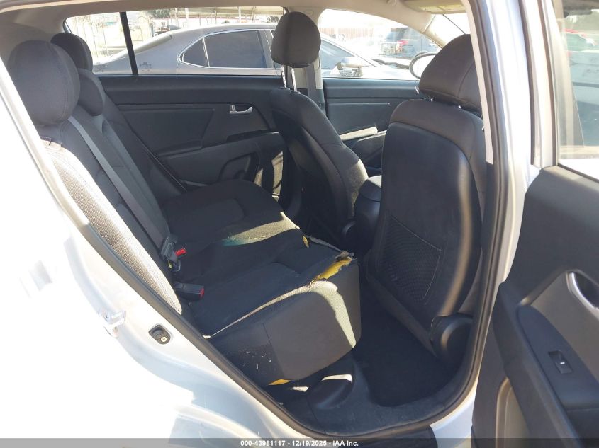 2013 Kia Sportage Lx VIN: KNDPB3A20D7452375 Lot: 43981117