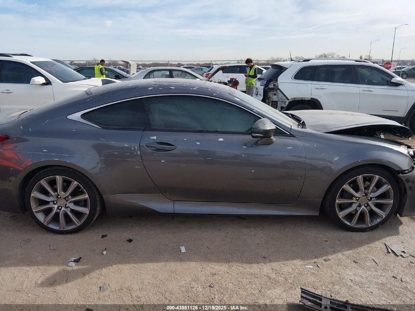 2016 Lexus Rc 350 VIN: JTHHE5BC6G5012576 Lot: 43981126