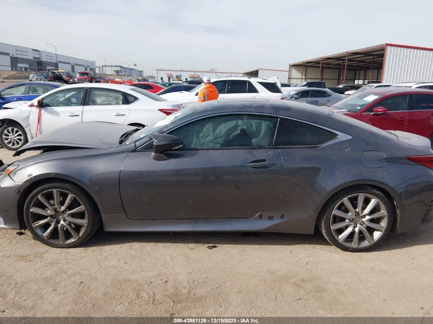 2016 Lexus Rc 350 VIN: JTHHE5BC6G5012576 Lot: 43981126