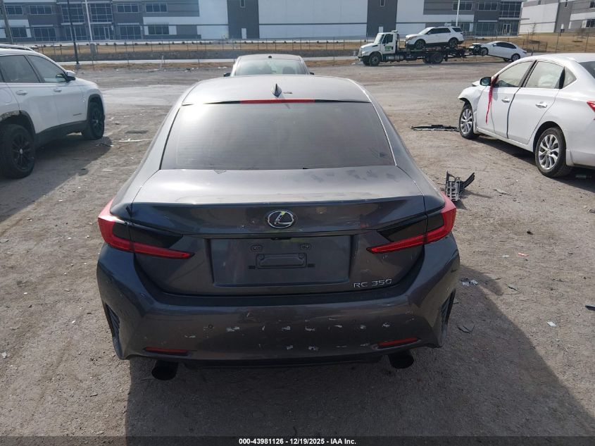 2016 Lexus Rc 350 VIN: JTHHE5BC6G5012576 Lot: 43981126