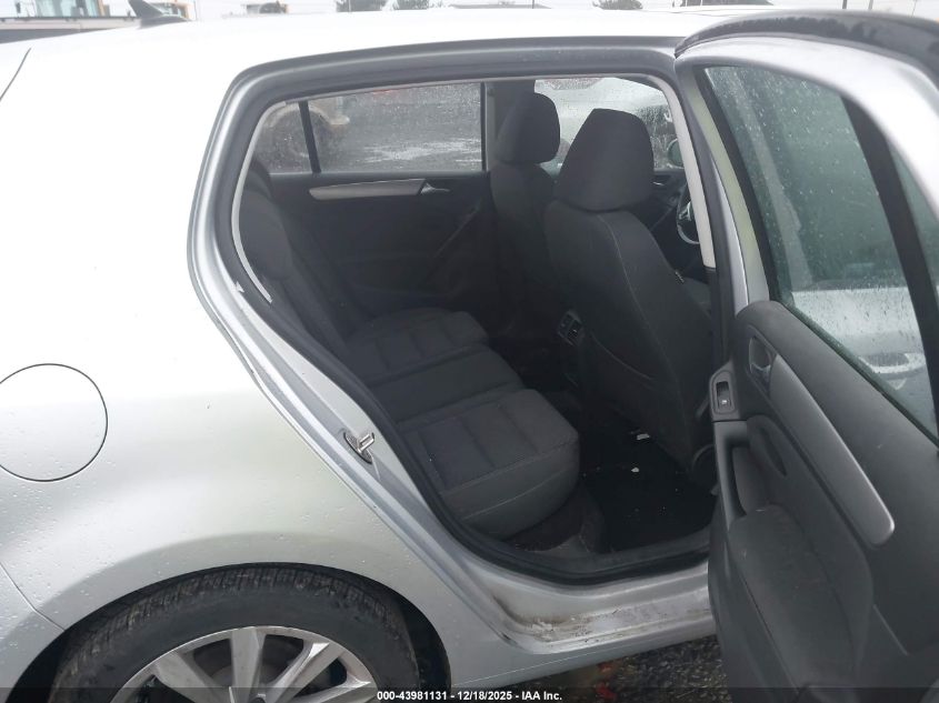 2013 Volkswagen Golf 2.0L Tdi 4-Door VIN: WVWDM7AJ1DW109544 Lot: 43981131