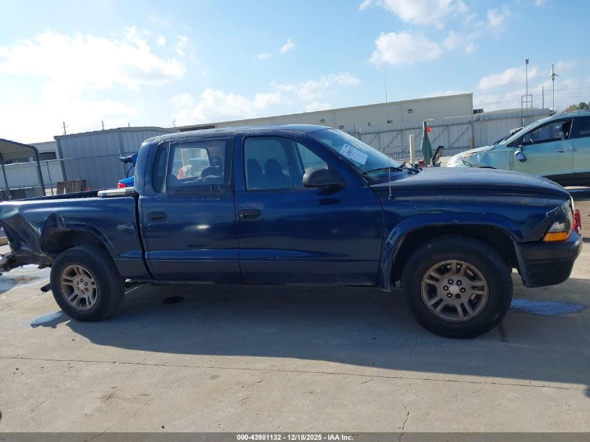 2003 Dodge Dakota Sport/Sxt VIN: 1D7HL38X13S234031 Lot: 43981132