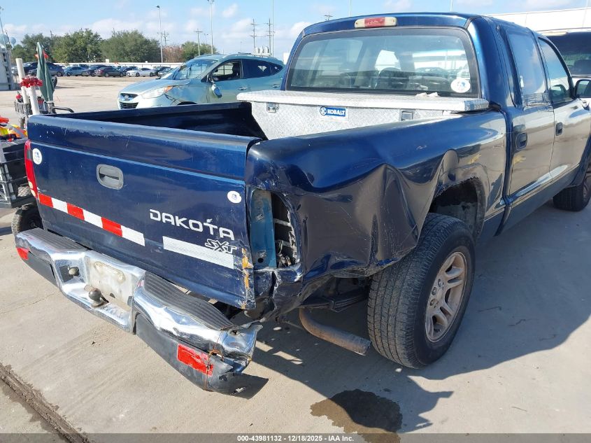 2003 Dodge Dakota Sport/Sxt VIN: 1D7HL38X13S234031 Lot: 43981132