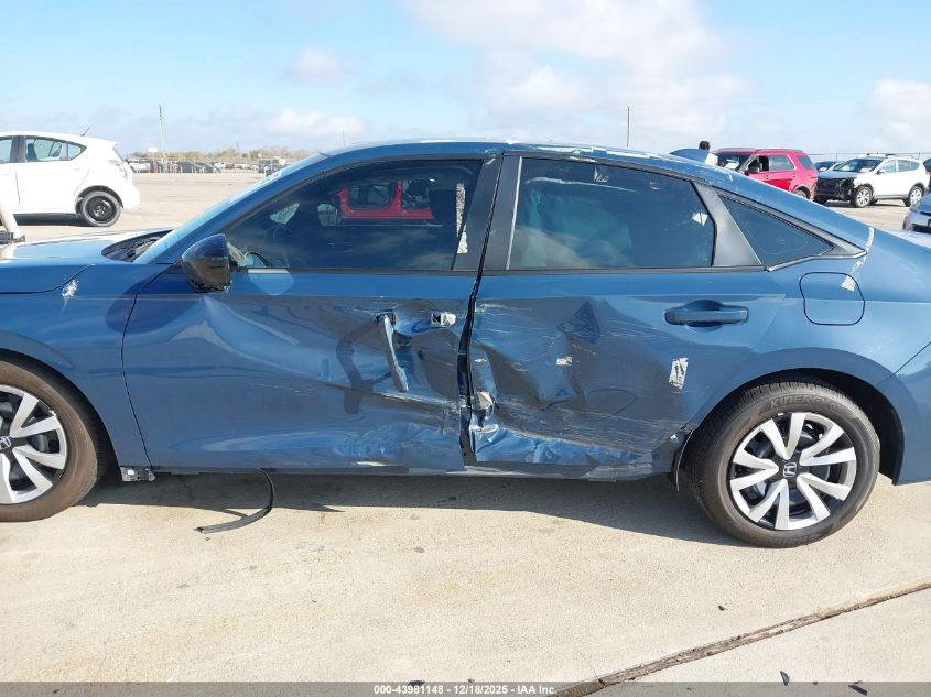 2025 Honda Civic Sport VIN: 2HGFE2F55SH579903 Lot: 43981148