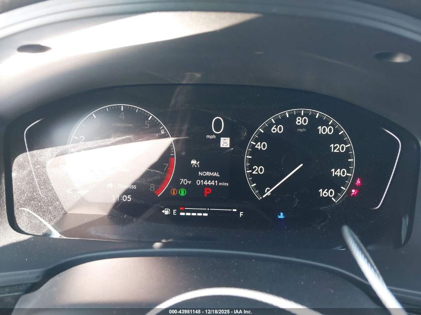 2025 Honda Civic Sport VIN: 2HGFE2F55SH579903 Lot: 43981148