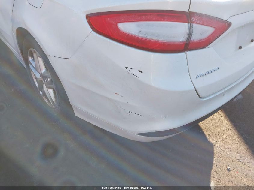 2013 Ford Fusion Se VIN: 3FA6P0HR0DR173425 Lot: 43981149