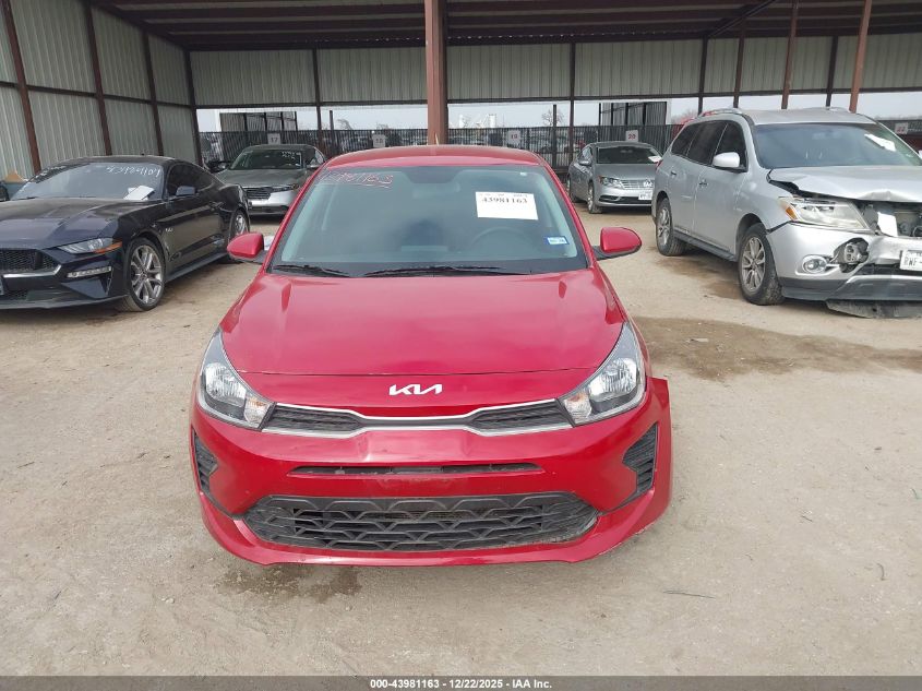 2023 Kia Rio S VIN: 3KPA24AD8PE584947 Lot: 43981163