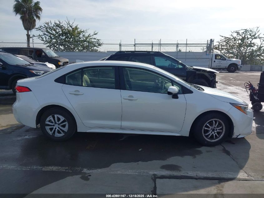 2021 Toyota Corolla Hybrid Le VIN: JTDEAMDE3MJ032859 Lot: 43981167