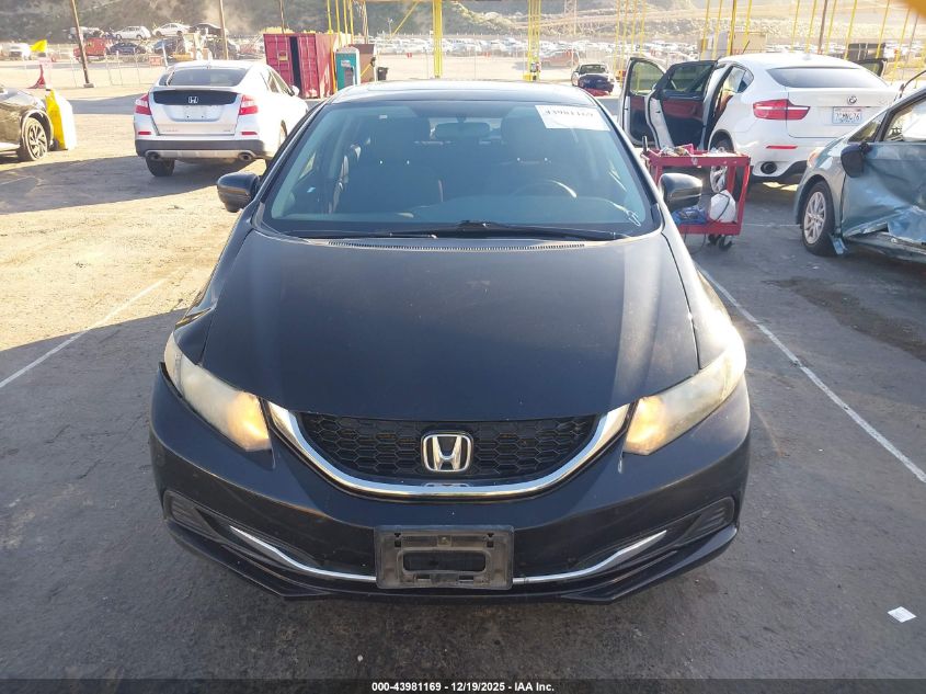 2014 Honda Civic Ex VIN: 19XFB2F80EE257669 Lot: 43981169