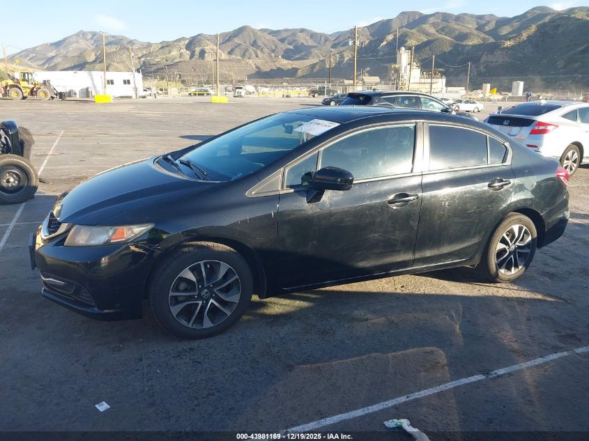 2014 Honda Civic Ex VIN: 19XFB2F80EE257669 Lot: 43981169