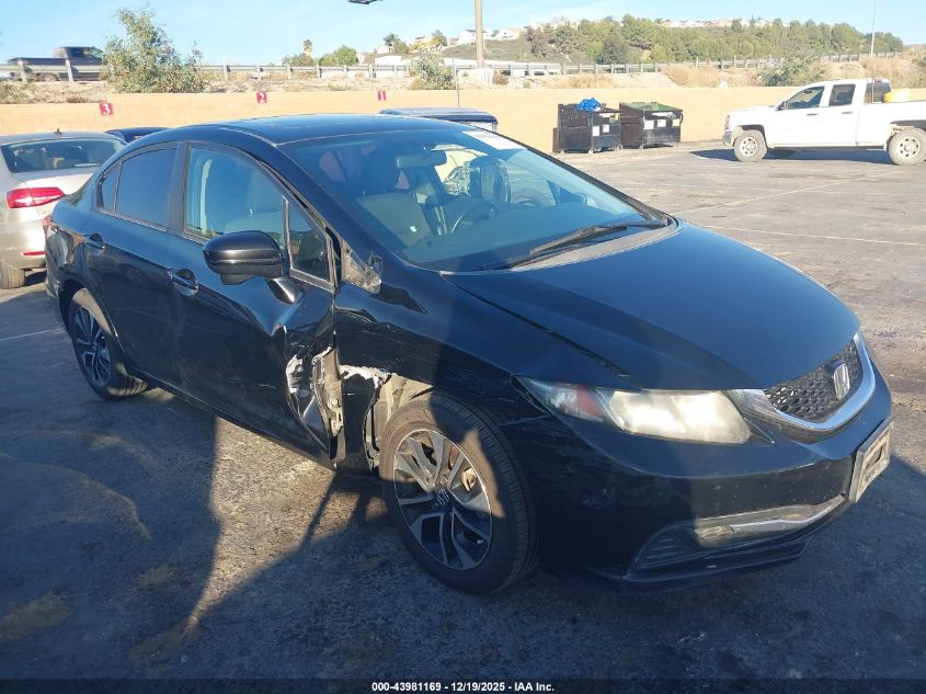 2014 Honda Civic Ex VIN: 19XFB2F80EE257669 Lot: 43981169