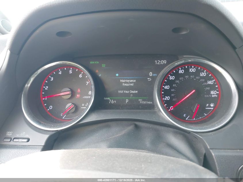 2019 Toyota Camry Xse V6 VIN: 4T1BZ1HK1KU509550 Lot: 43981171