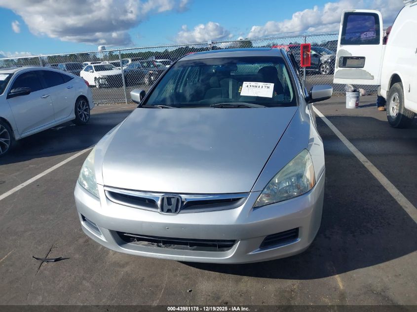 2006 Honda Accord 3.0 Lx VIN: 1HGCM66306A029721 Lot: 43981178