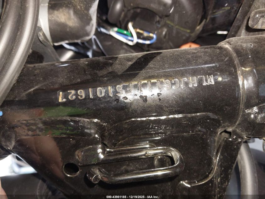 2015 Honda Grom 125 VIN: MLHJC6111F5101627 Lot: 43981185