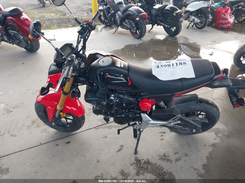 2015 Honda Grom 125 VIN: MLHJC6111F5101627 Lot: 43981185