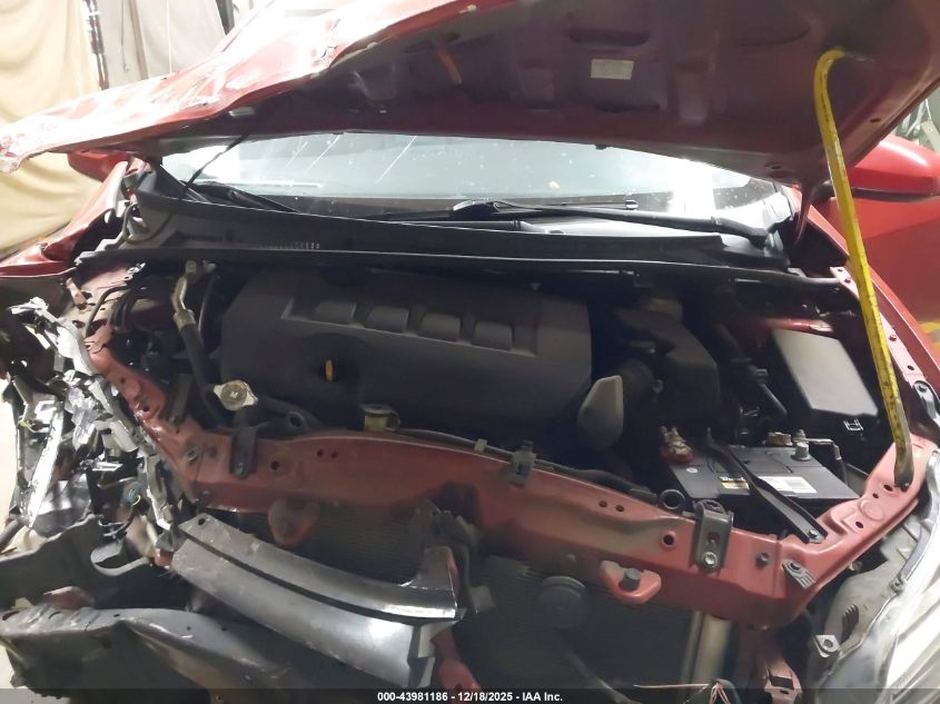 2017 Toyota Corolla Le VIN: 5YFBURHE8HP622901 Lot: 43981186