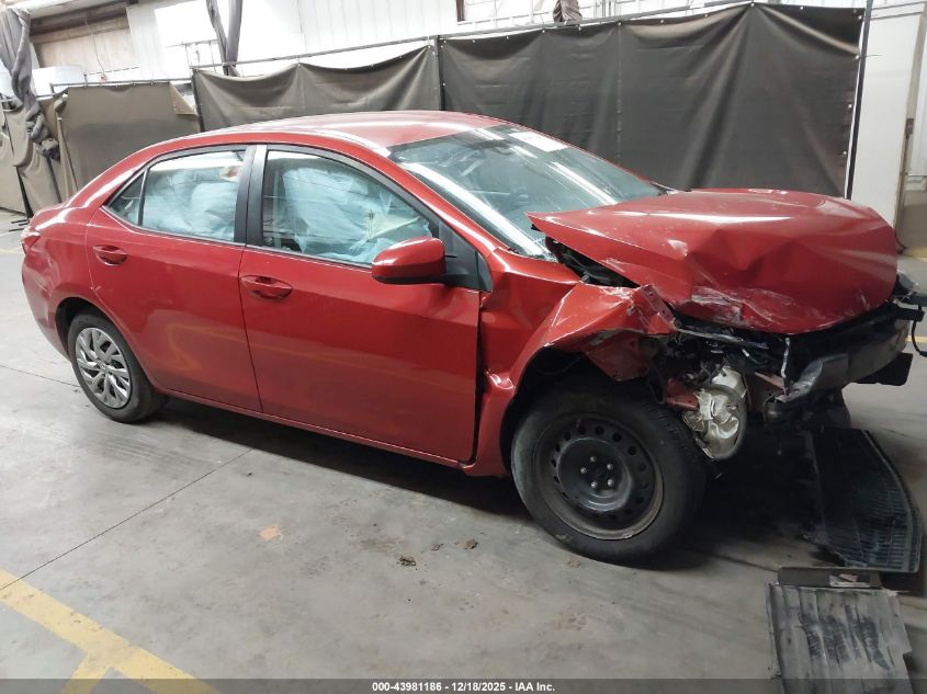 2017 Toyota Corolla Le VIN: 5YFBURHE8HP622901 Lot: 43981186