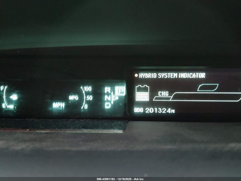 2010 Toyota Prius Ii VIN: JTDKN3DU6A1001481 Lot: 43981192