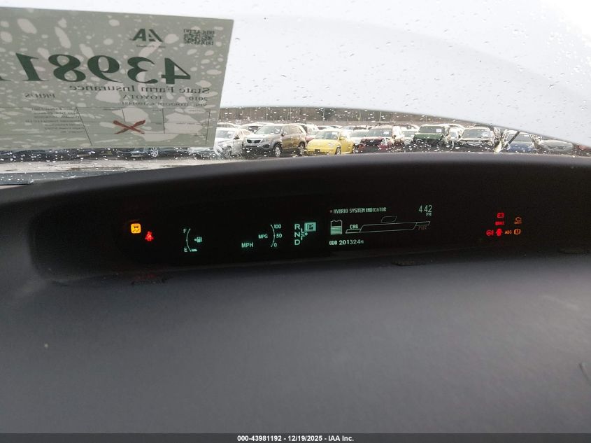 2010 Toyota Prius Ii VIN: JTDKN3DU6A1001481 Lot: 43981192