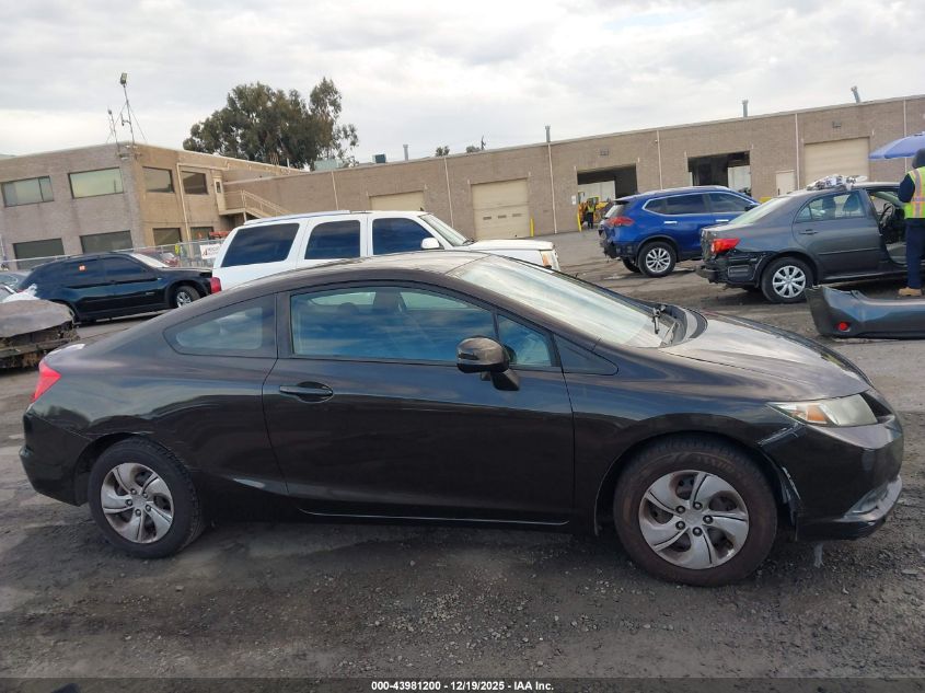 2013 Honda Civic Lx VIN: 2HGFG3B51DH511977 Lot: 43981200