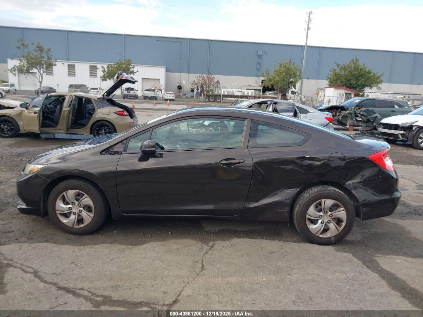 2013 Honda Civic Lx VIN: 2HGFG3B51DH511977 Lot: 43981200