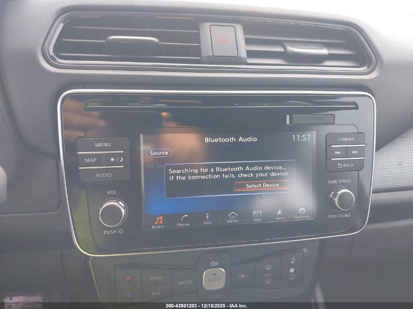 2019 Nissan Leaf Sv VIN: 1N4AZ1CP8KC317511 Lot: 43981203