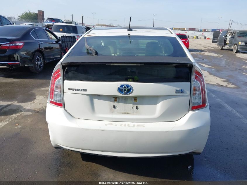 2012 Toyota Prius Three VIN: JTDKN3DU8C5520429 Lot: 43981208