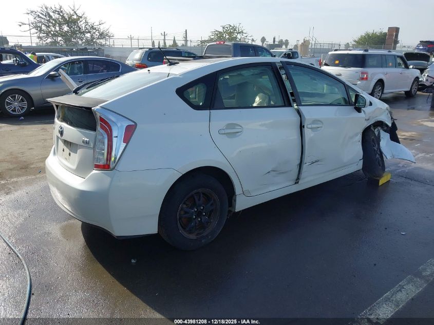 2012 Toyota Prius Three VIN: JTDKN3DU8C5520429 Lot: 43981208