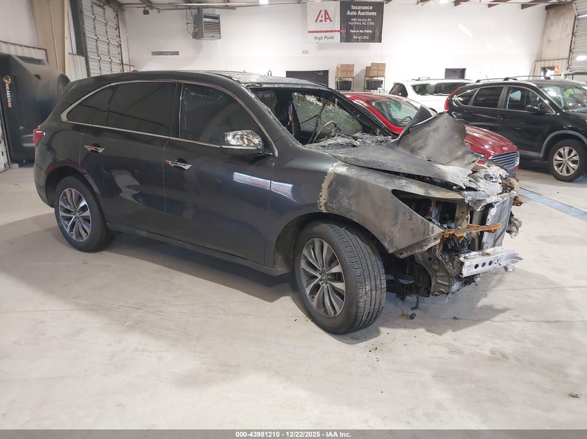 5FRYD4H48GB037894 2016 Acura Mdx auction photo 1