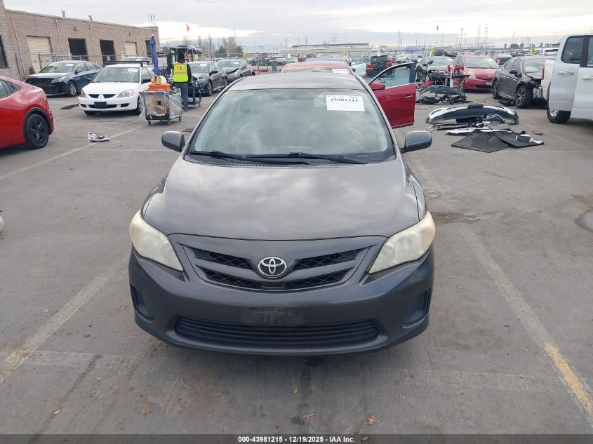 2011 Toyota Corolla Le VIN: JTDBU4EEXB9166016 Lot: 43981215