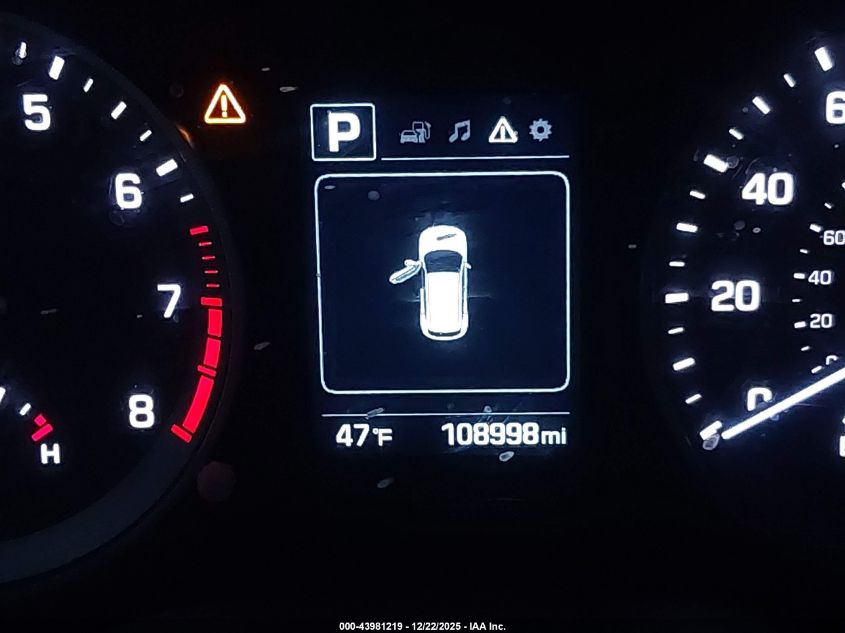 2017 Hyundai Tucson Sport VIN: KM8J3CA2XHU396337 Lot: 43981219