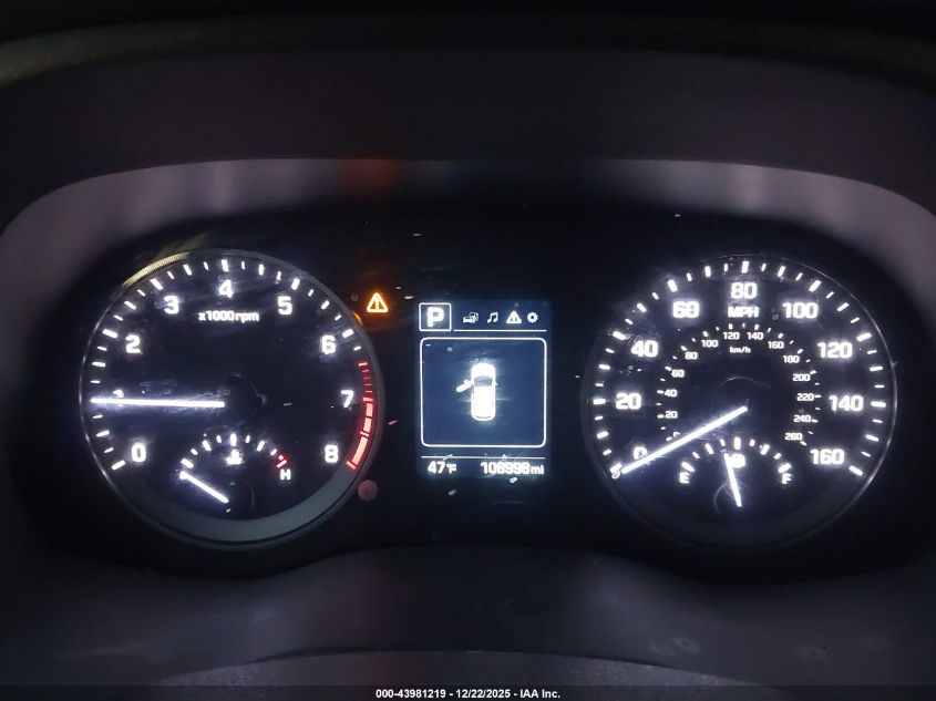 2017 Hyundai Tucson Sport VIN: KM8J3CA2XHU396337 Lot: 43981219