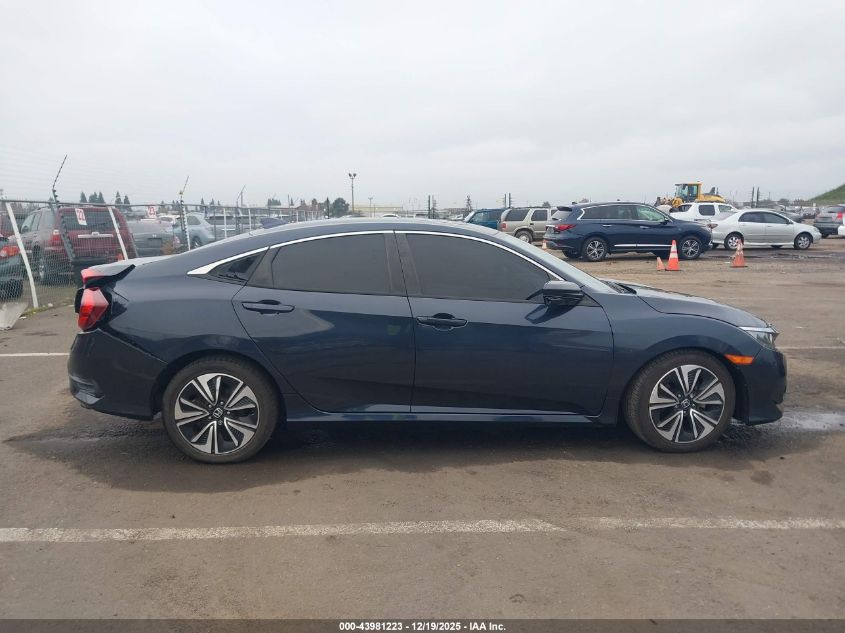 2017 Honda Civic Ex-T VIN: 19XFC1F30HE206835 Lot: 43981223