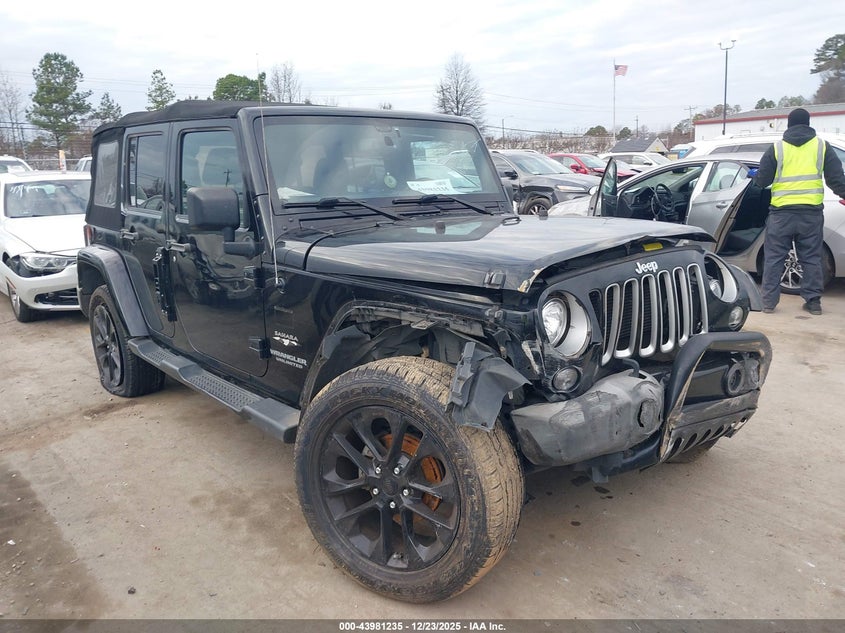 1C4BJWEG9HL505642 2017 Jeep Wrangler Unlimited Sahara 4X4 auction photo 1