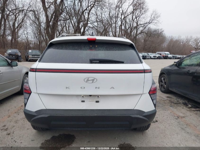 2025 Hyundai Kona Sel VIN: KM8HB3AB9SU301615 Lot: 43981238