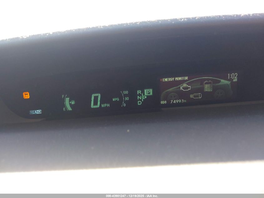 2015 Toyota Prius Two VIN: JTDKN3DU8F1982985 Lot: 43981247