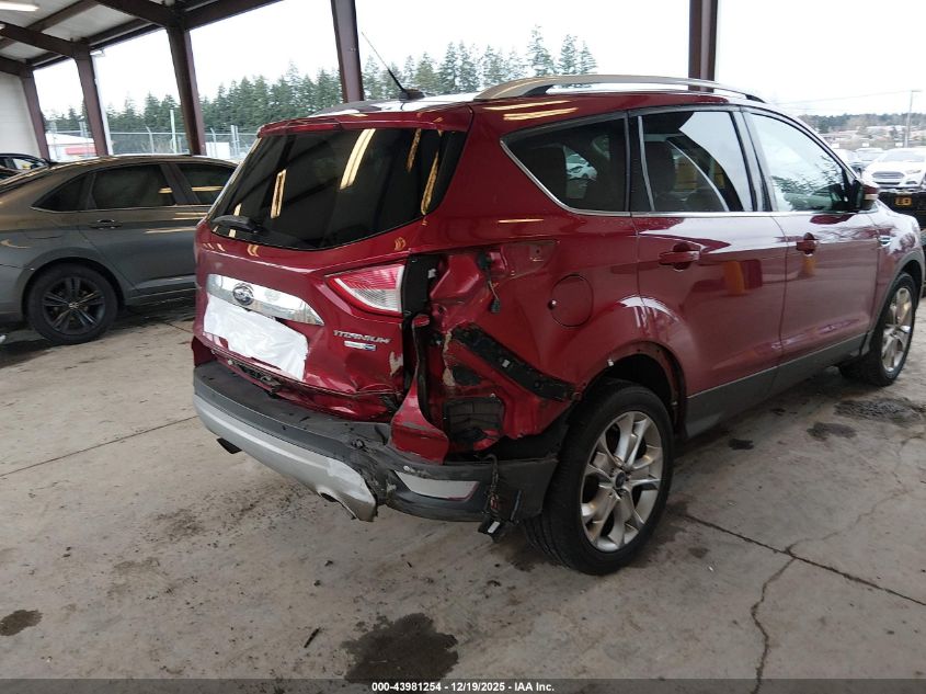 2014 Ford Escape Titanium VIN: 1FMCU9J90EUE37561 Lot: 43981254