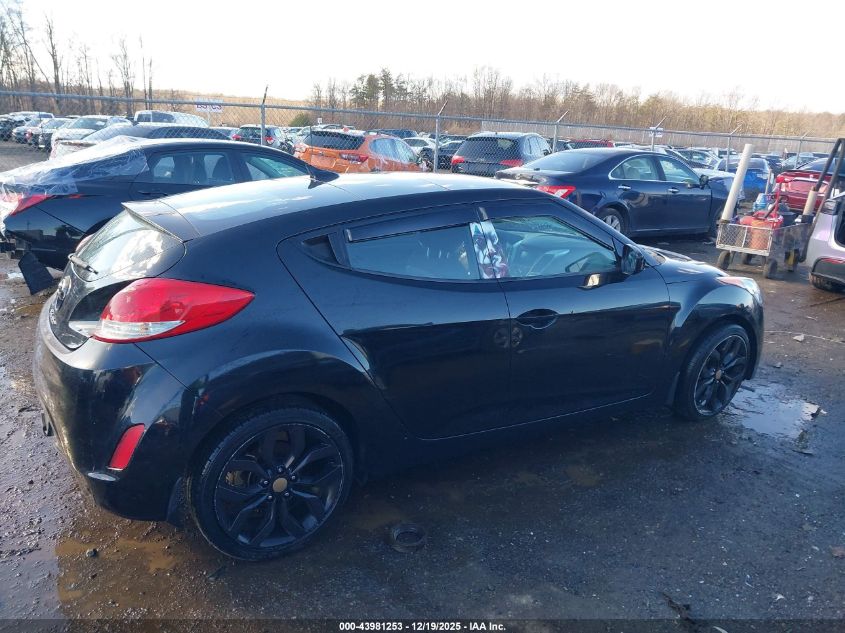 2012 Hyundai Veloster Base W/Gray VIN: KMHTC6AD7CU074338 Lot: 43981253