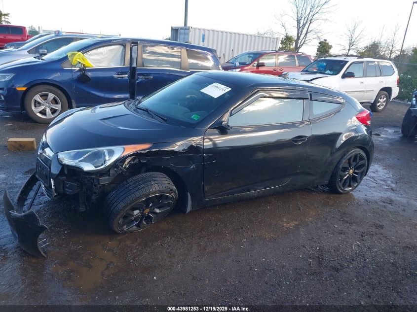 2012 Hyundai Veloster Base W/Gray VIN: KMHTC6AD7CU074338 Lot: 43981253